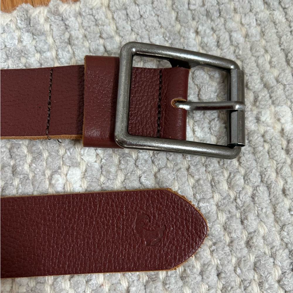 Old Khaki, South African-bought - Men's Brown Genuine Leather Belt